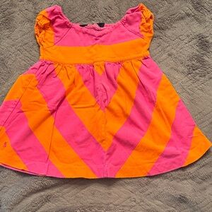 Polo Pink and Orange Striped Blouse